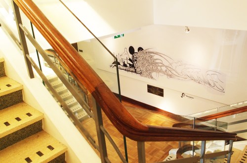 courthouse arts paste up